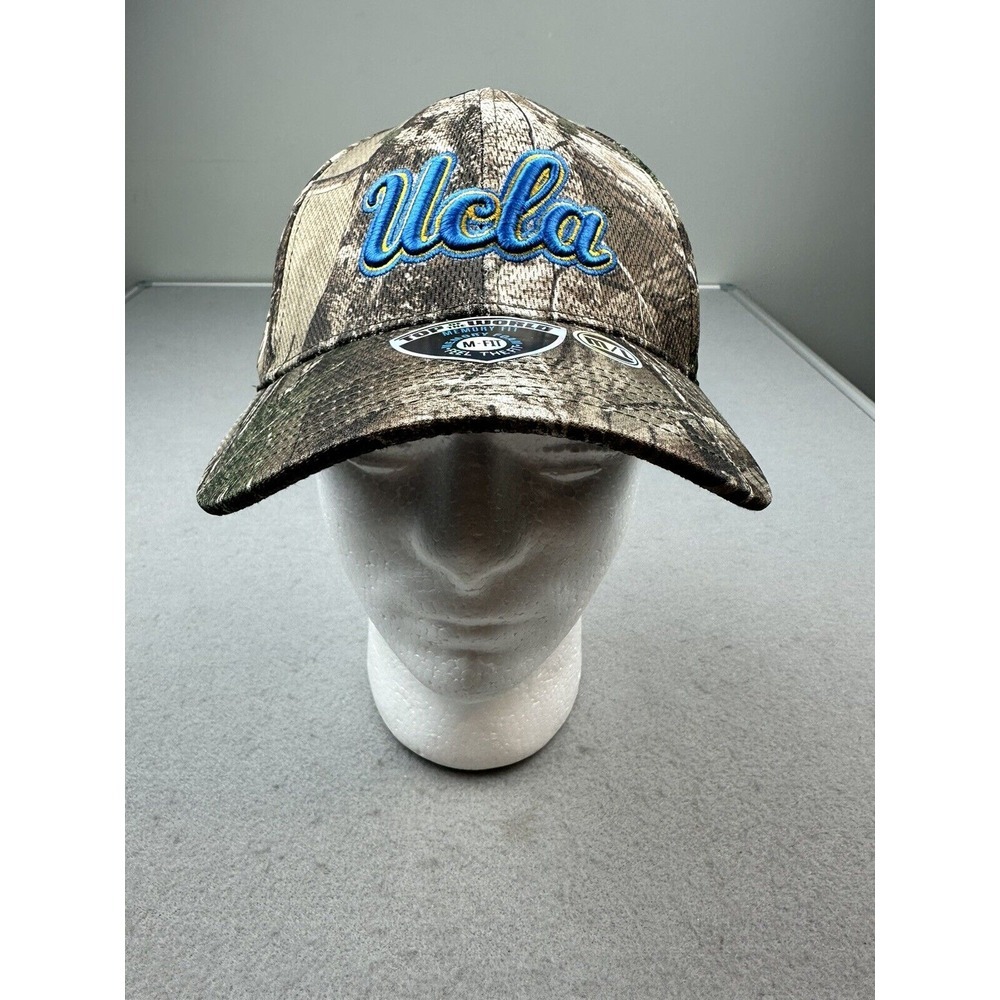 UCLA Bruins NCAA Top Of The World Realtree Memory Fit Fitted M/L Camo Hat
